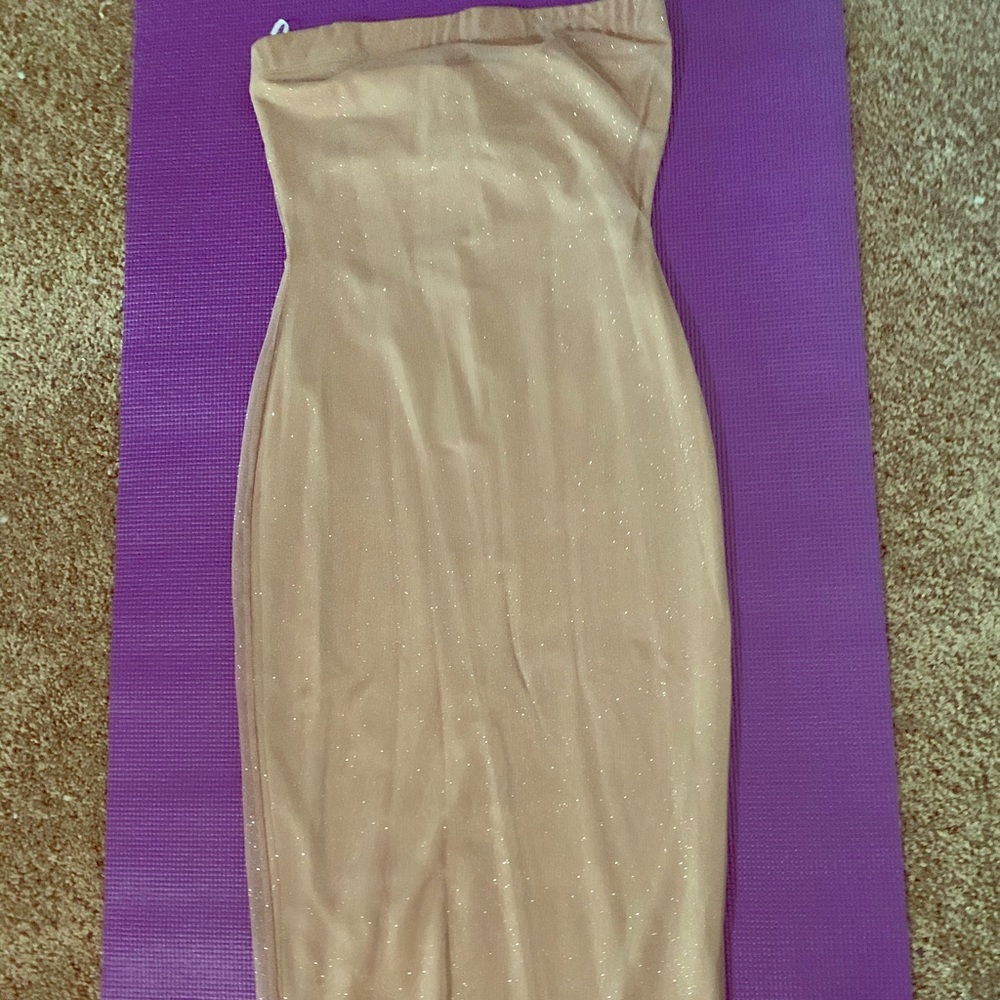 Never worn, Glittery tight long dress.
